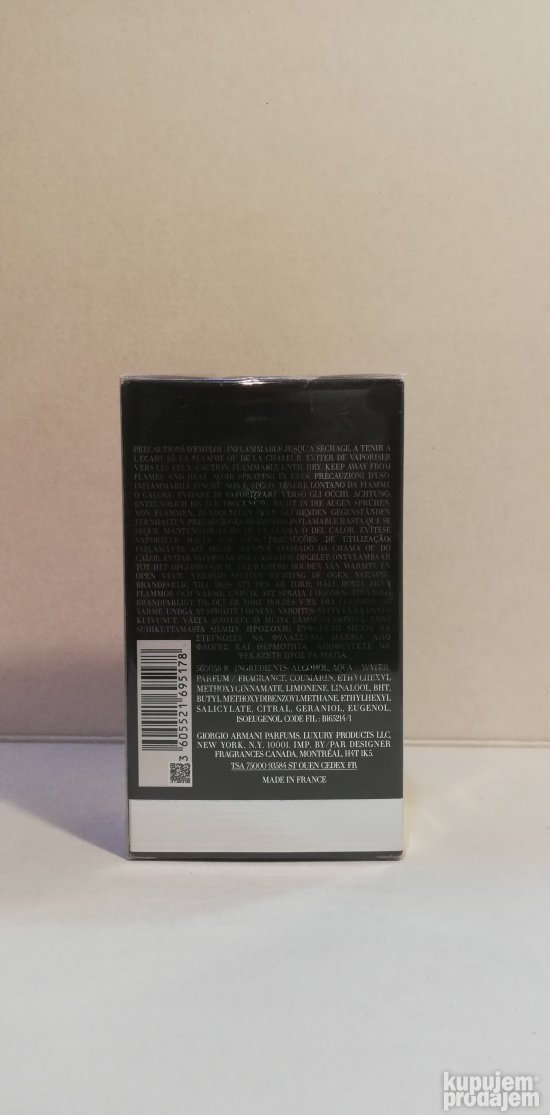 Giorgio Armani Eau de Nuit homme edt100ml