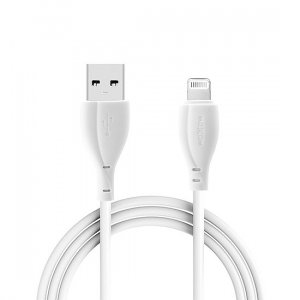 USB data kabal Moxom CC-64 FAST za Iphone lightning 1m - Bel