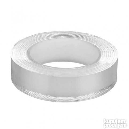 Traka gel dvostrano lepljiva 30mmx5m transparentna