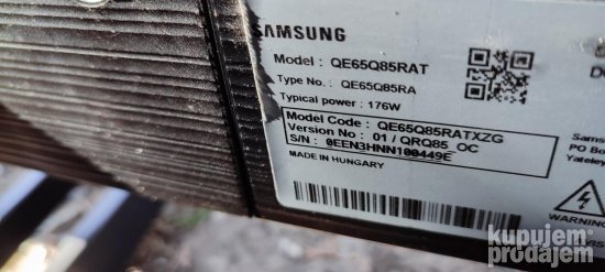 tv monitor samsung QE65Q85RAT za delove