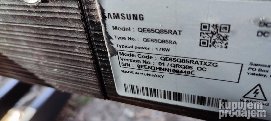 tv monitor samsung QE65Q85RAT za delove