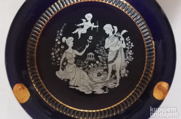 Italy, Pepeljara od Kobalta i prave pozlate, Odlicno ocuvana