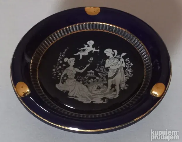 Italy, Pepeljara od Kobalta i prave pozlate, Odlicno ocuvana