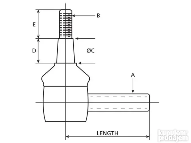 Kraj spone za traktor Deutz / Same