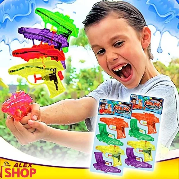 Set od 4 pištolja za prskanje vode u različitim bojama
