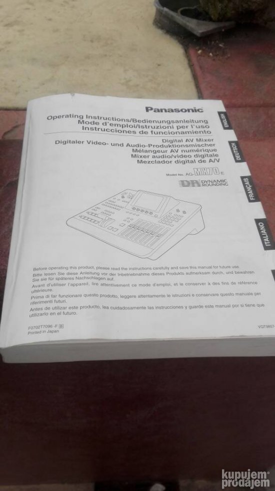 Panasonic AG Mx70