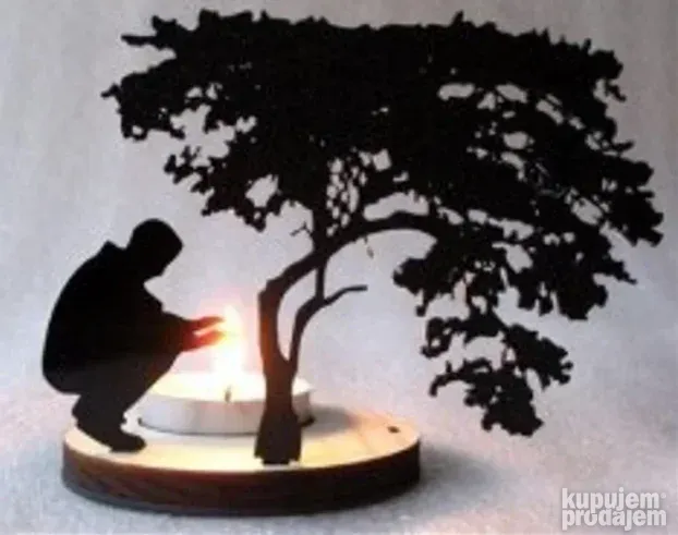 Drzac svece, mini lampa