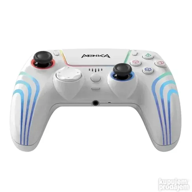 Gamepad Wireless Monka Contra GT96 za PS4 sa vibracijom beli