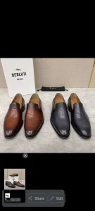 Berluti Cursive Galet Scritto loafers