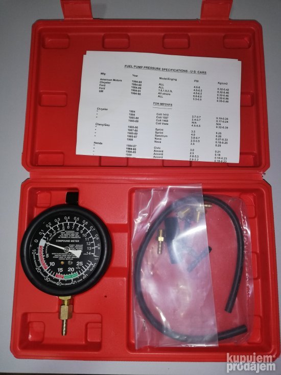 Alat za merenje kompresije / vakuuma i pritiska