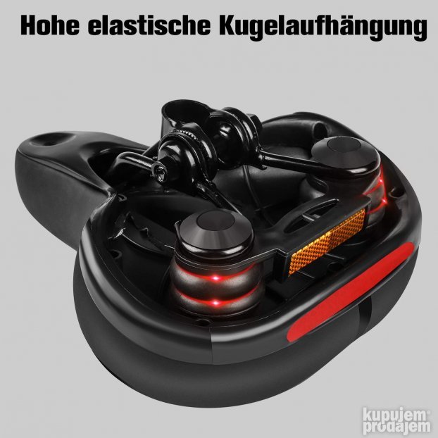 Sedište za biciklu sa navlakom+REFLEKTUJUĆE svetlo dve boje