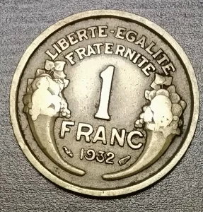 1 Franc 1932 Francuska
