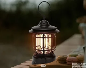 Kamperska Punjiva Lampa - Retro Fenjer - NOVO
