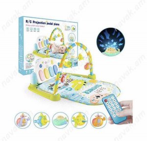 Prostirka sa pianom i projektorom 5u1 - bebi piano gimnastik