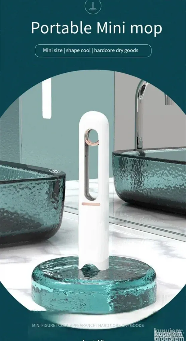 Prenosivi rucni mini mop za ciscenje