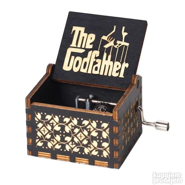 Retro drvena muzička kutija (The Godfather)