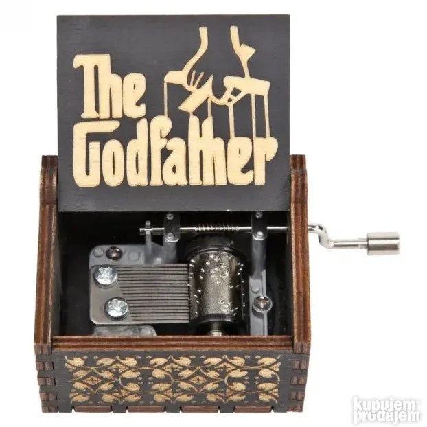 Retro drvena muzička kutija (The Godfather)