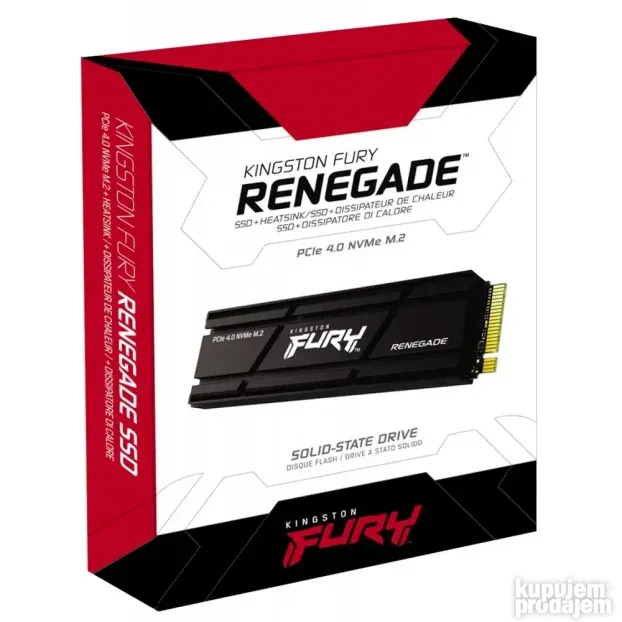 KINGSTON FURY 4TB Renegade M.2 PCIe M.2 2280 SFYRDK/4000G