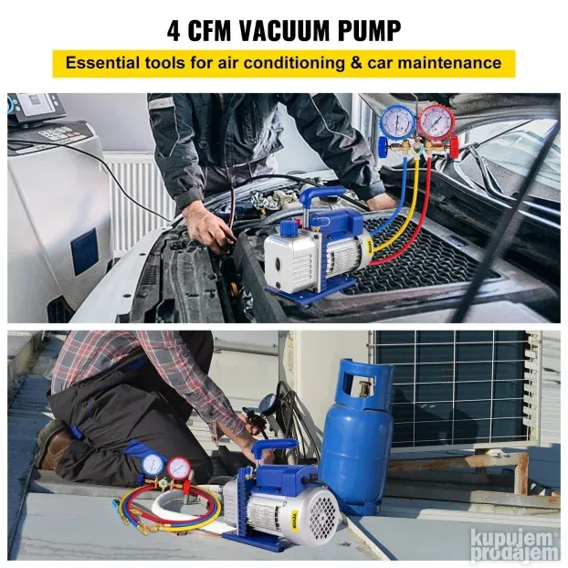 Vakuumska / vakumska pumpa 1/3HP