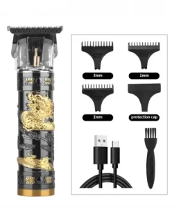 Metalni trimer za oblikovanje brade i sisanje 5V na punjenje