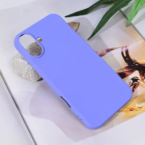 Torbica Teracell Soft Velvet za iPhone 16 Plus - Ljubicasta
