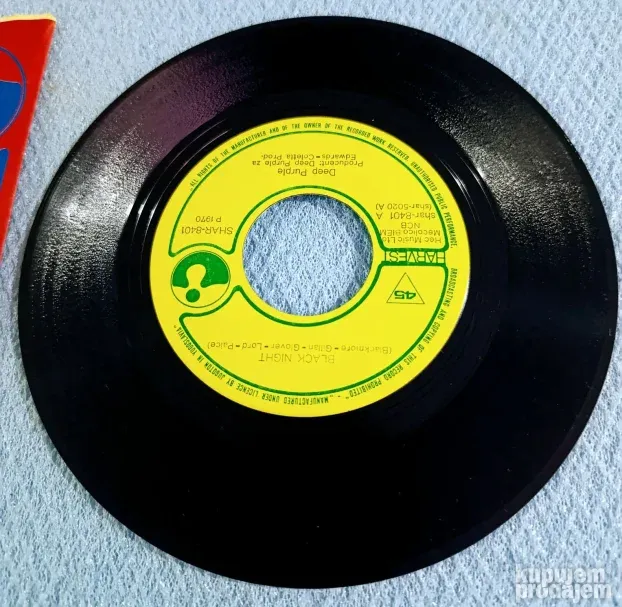 Deep Purple-Black night/Speed king-Singl