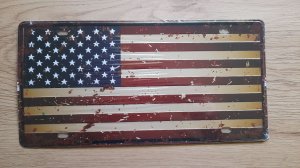 USA tablica 30x15cm lim