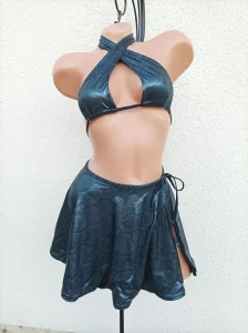 Sexy Set Kupaći Kostim Grudnjak i Suknja S/M