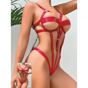 Trakasti body crveni