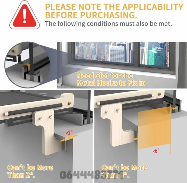 Mačja ležaljka za prozor