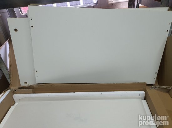 Komoda Visoki Sjaj 40x65x80cm Bela - Bega