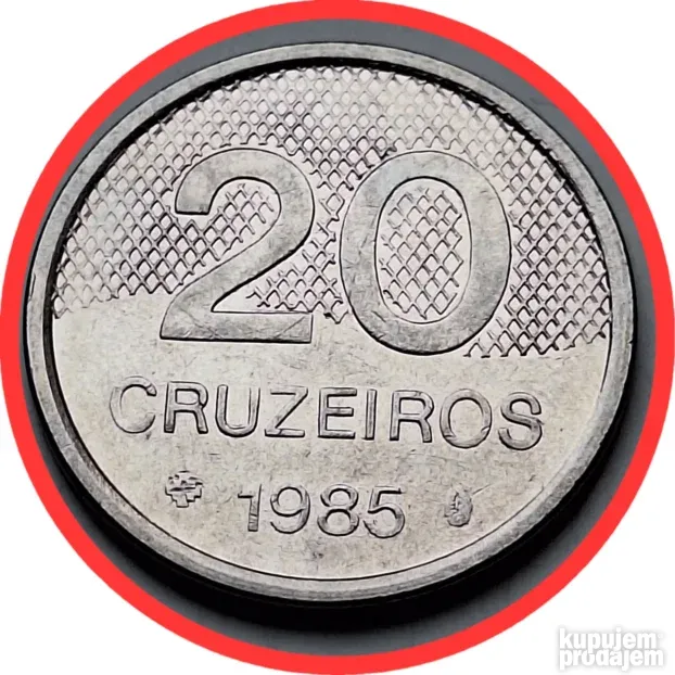 20 Cruzeiros 1985 Brazil