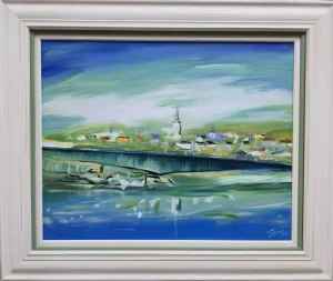 Beograd 9, Marija Đukić, ulje na platnu, sa 55x65 cm, bez 40