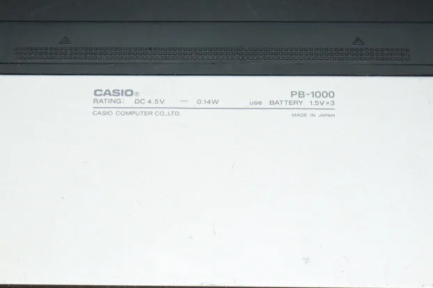 Casio PB1000 Personal Computer 1987
