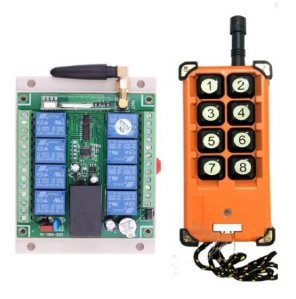 8 releja 315 mhz + daljinski Industrijski standard
