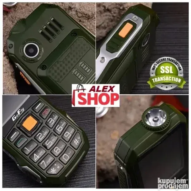 Land Rover terenski mobilni telefon izdržljiv na udarce vlag