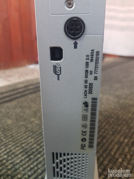 lacie 80gb externi hard