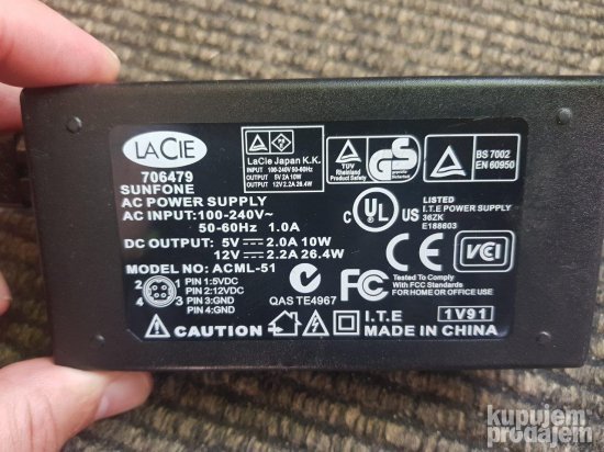 lacie 80gb externi hard