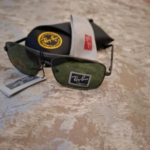 Ray Ban Sunčane Naočare Zeleno staklo Crn Ram Model 8022
