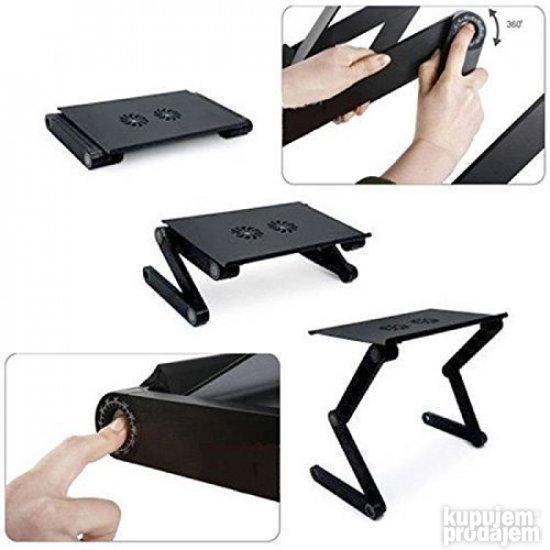 T8 PRO Sto Za Laptop 13"-17" Sa 2 USB VENTILATORA