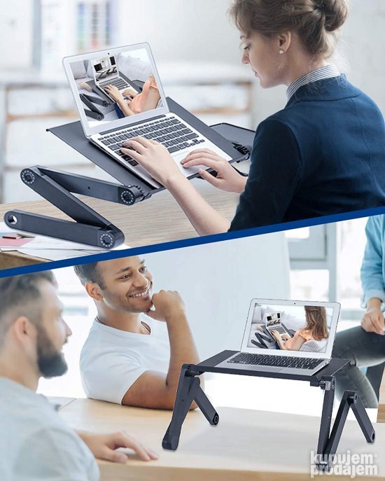 T8 PRO Sto Za Laptop 13"-17" Sa 2 USB VENTILATORA