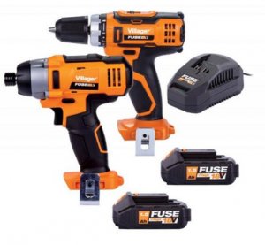 Aku.bušilica VLN 3220+udarni zavrtač VLN 3420 Villager