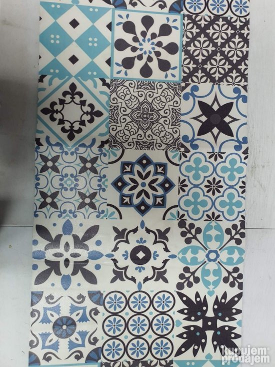 Dekorativna Staza 45x120cm (Plava) PVC-Foam
