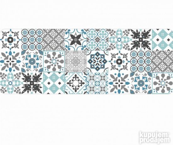 Dekorativna Staza 45x120cm (Plava) PVC-Foam