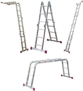ALVE Aluminijumske merdevine FORTE (Profi) 4x4 1,23/4,63 m