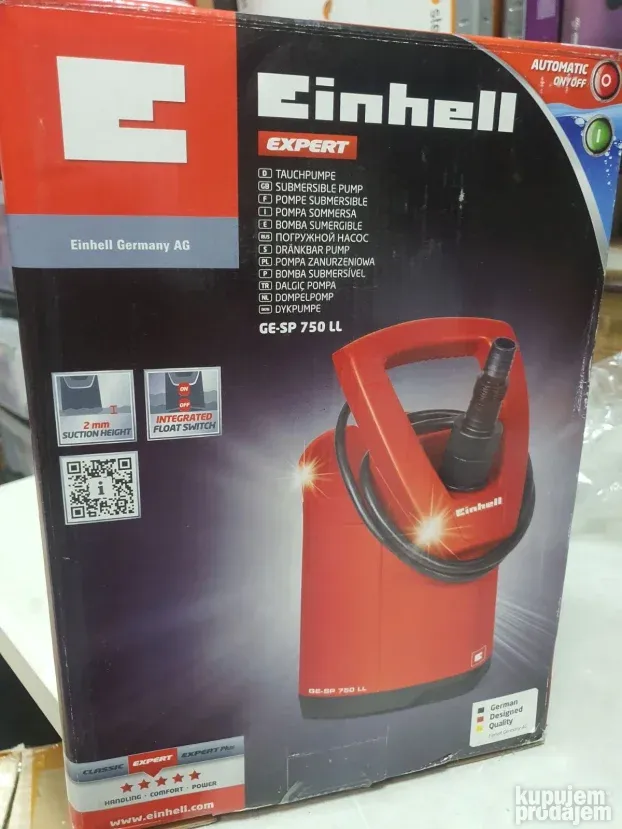 Einhell Potapajuca Pumpa GE-SP 750 LL