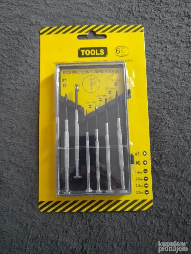 Srafcigeri za preciznost set 6 komada srafciger