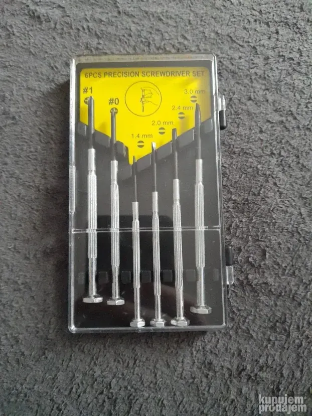Srafcigeri za preciznost set 6 komada srafciger
