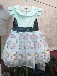 Svetlo plava haljina za princeze 2/3 godine