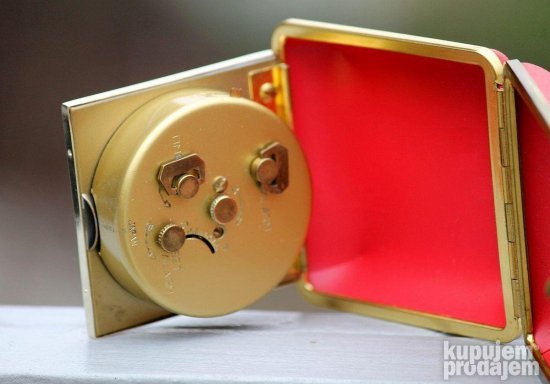 Vintage travel alarm clock GLORIOSA JAPAN